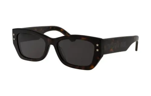 DIOR Rectangular Sunglasses Women's Tortoiseshell