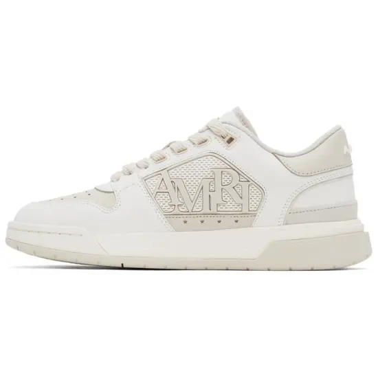AMIRI Logo-embossed Leather Sneakers