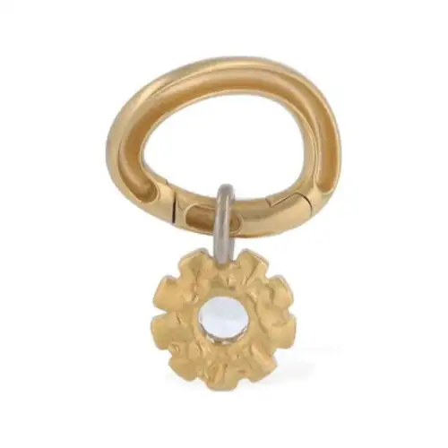 Maison Margiela Brass Earrings Women's Gold