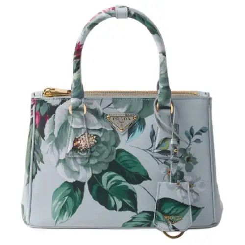 PRADA Saffiano Leather Shoulder Bag, Crossbody Bag, Handbag Women's Sage Green