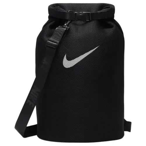 Nike Polyester Crossbody Bag Regular Unisex Black & White