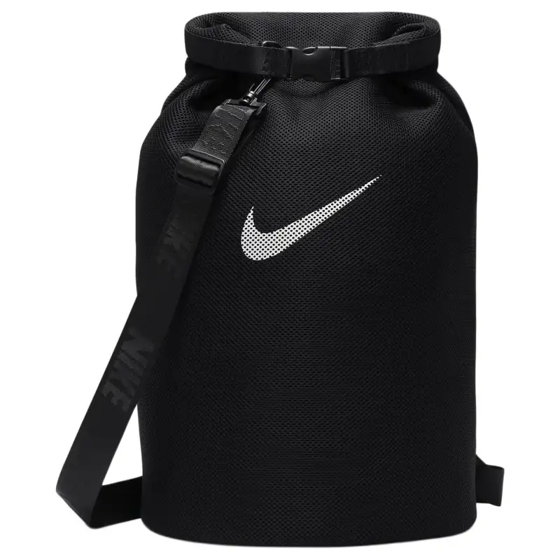 Nike Polyester Crossbody Bag Regular Unisex Black & White