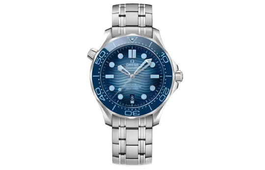 OMEGA Seahorse Collection 300m Diving Watch Automatic Mechanical Movement Men's Watches Watch 42mm Blue Dial