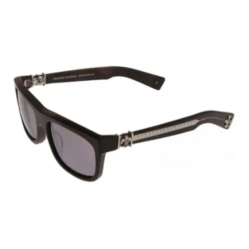 Chrome Hearts Irregular Shape Sunglasses Unisex Black