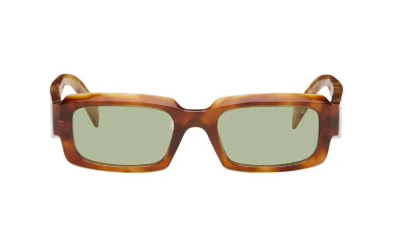Prada Symbole rectangle-frame sunglasses