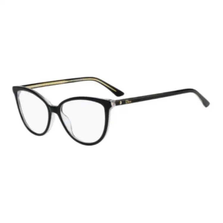 DIOR Oval Eyeglass Frames Women's Black