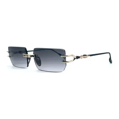 Chrome Hearts Square Sunglasses Men's Black