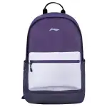 Li Ning Sports Life Collection Large Capacity Polyester Backpack Regular Unisex Purple