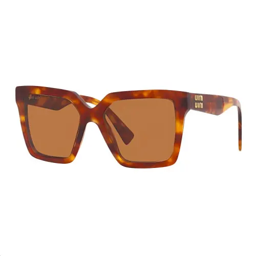 MIU MIU Square Sunglasses Women's Tortoiseshell