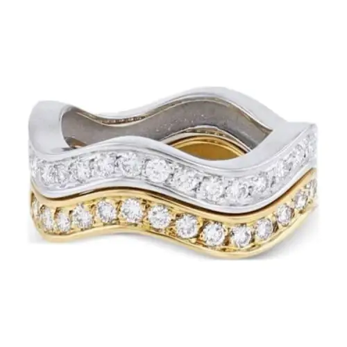 Cartier 2001 Mixed-gold Neptune Ring