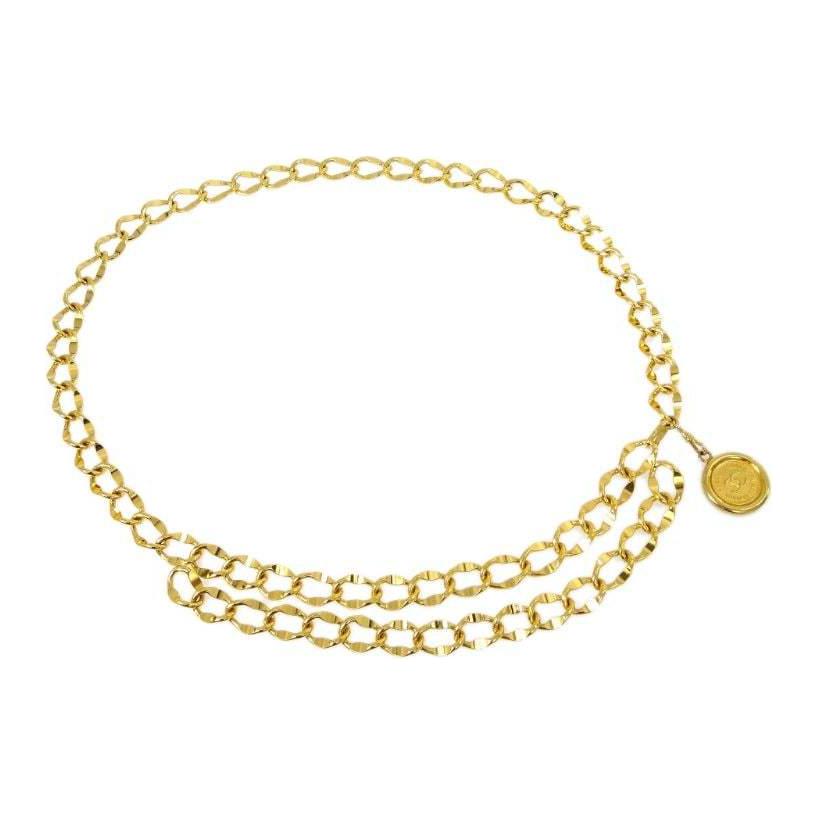 CHANEL 1994 Medallion Chain Belt