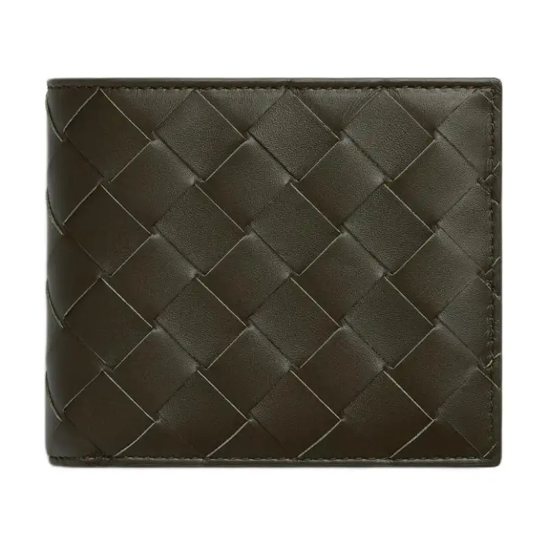 Bottega Veneta Intrecciato Calfskin Wallet Men's Deep Praline