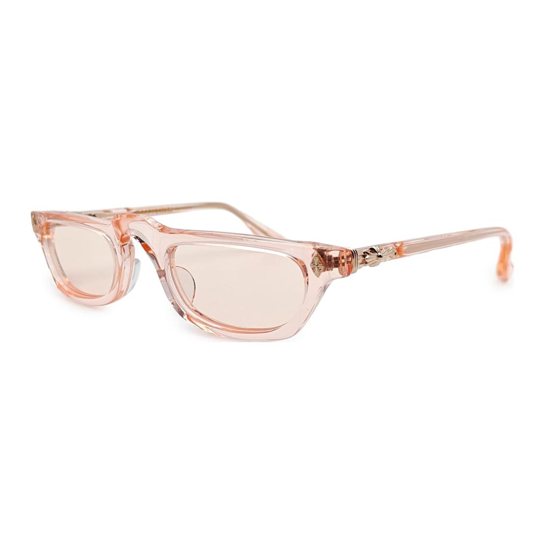Chrome Hearts Acetate Irregular Shape Sunglasses Men's Pink
