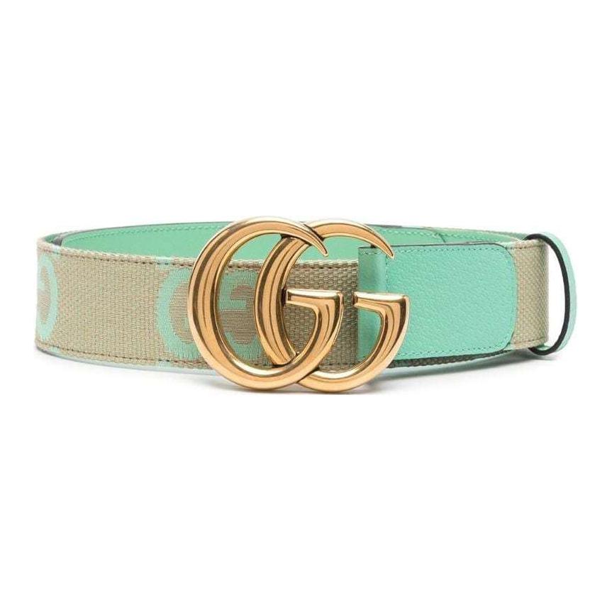 Женский ремень Gucci GG Marmont (зеленый)