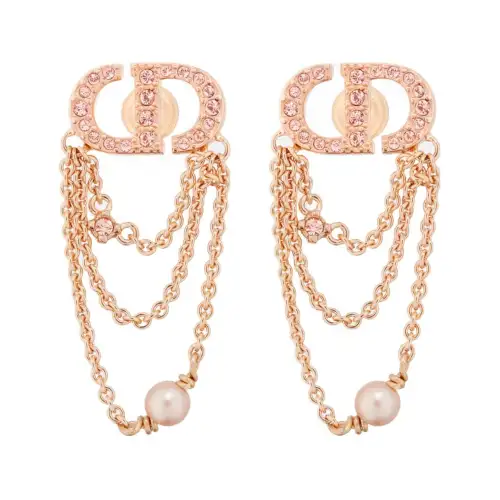 DIOR Metal Earrings Women's Gold