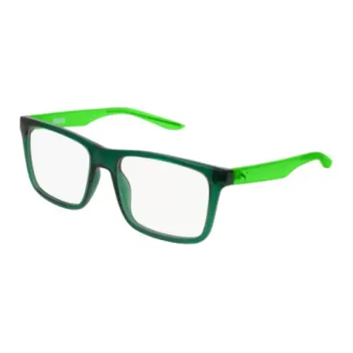 PUMA Square Eyeglass Frames Men's Green