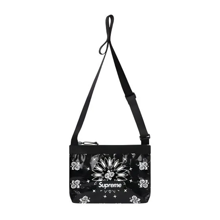 Supreme SS21 Nylon Fabric Messenger Bag, Cell Phone Pouch, Crossbody Bag, Shoulder Bag Regular Unisex Multicolor