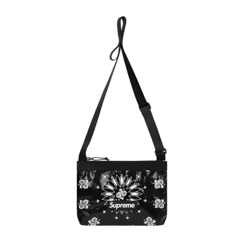 Supreme SS21 Nylon Fabric Messenger Bag, Cell Phone Pouch, Crossbody Bag, Shoulder Bag Regular Unisex Multicolor