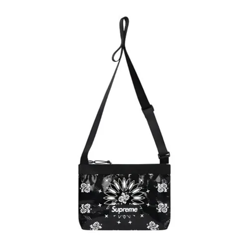 Supreme SS21 Nylon Fabric Messenger Bag, Cell Phone Pouch, Crossbody Bag, Shoulder Bag Regular Unisex Multicolor