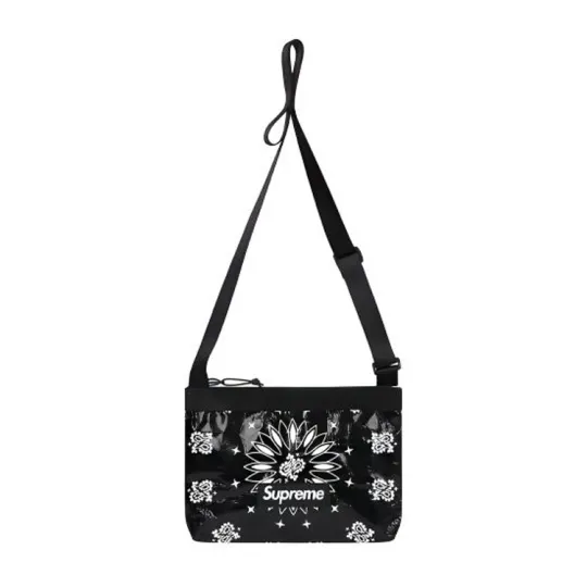 Supreme SS21 Nylon Fabric Messenger Bag, Cell Phone Pouch, Crossbody Bag, Shoulder Bag Regular Unisex Multicolor