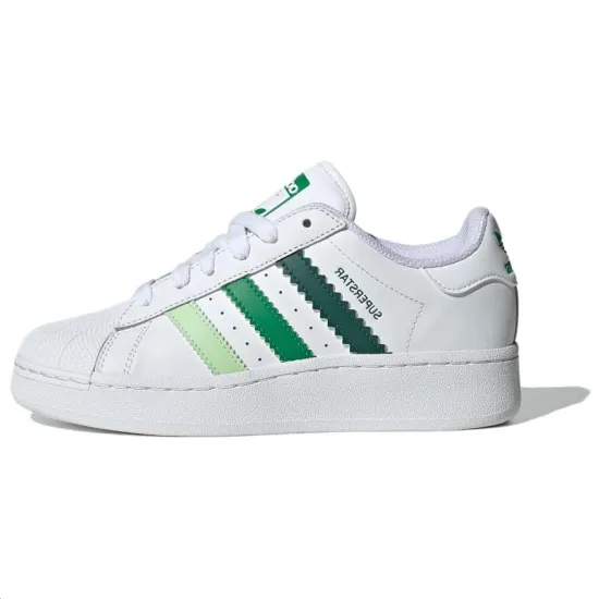 Superstar Women's Adidas Originals Xlg 'White Collegiate Green' Women's