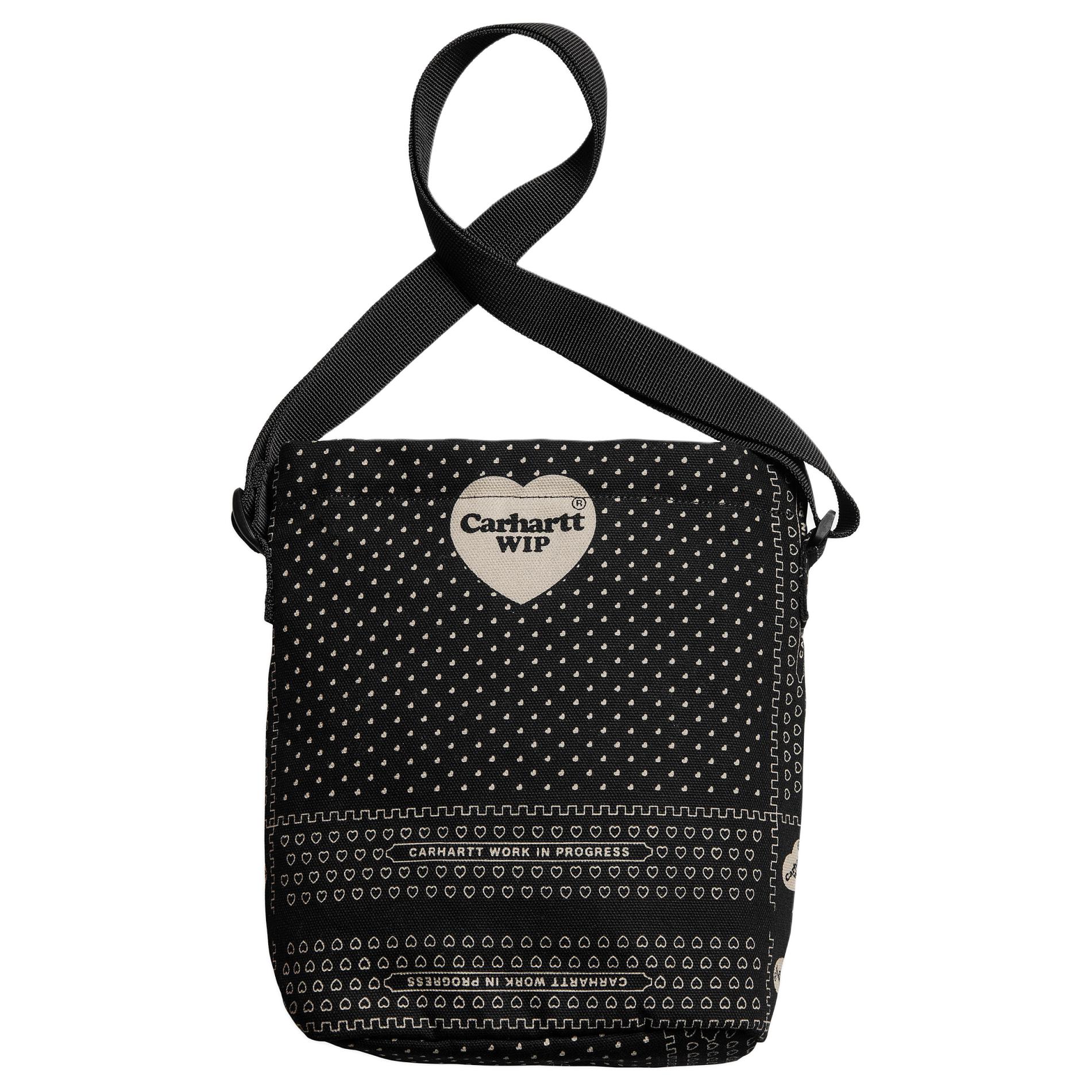 Мужская сумка Carhartt WIP Heart Bandana (черная) — фото 4