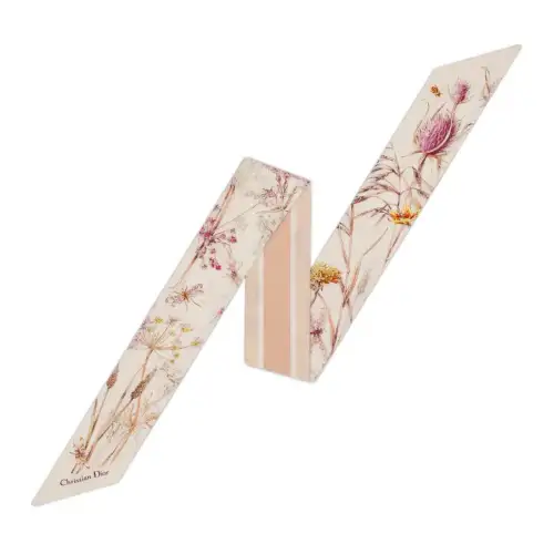 DIOR Silk Silk Scarves Women's Pink