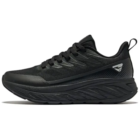 Erke Running Shoes Women's Low-Top Jet Black