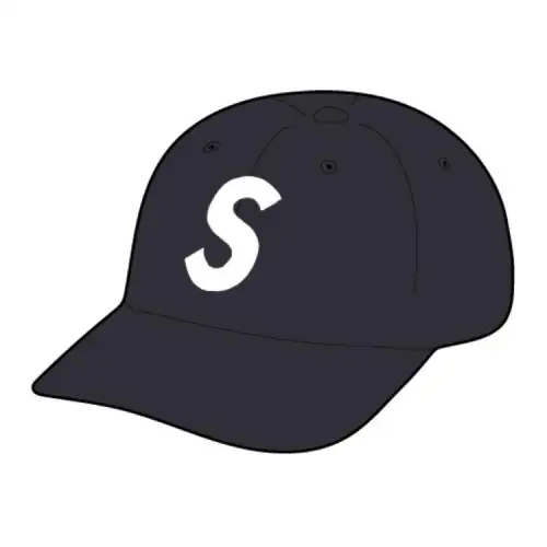 Supreme Cotton Seersucker Baseball Caps Unisex Black