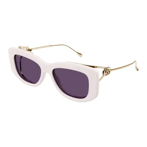 Gucci Specialized Fit Rectangular Frame Sunglasses