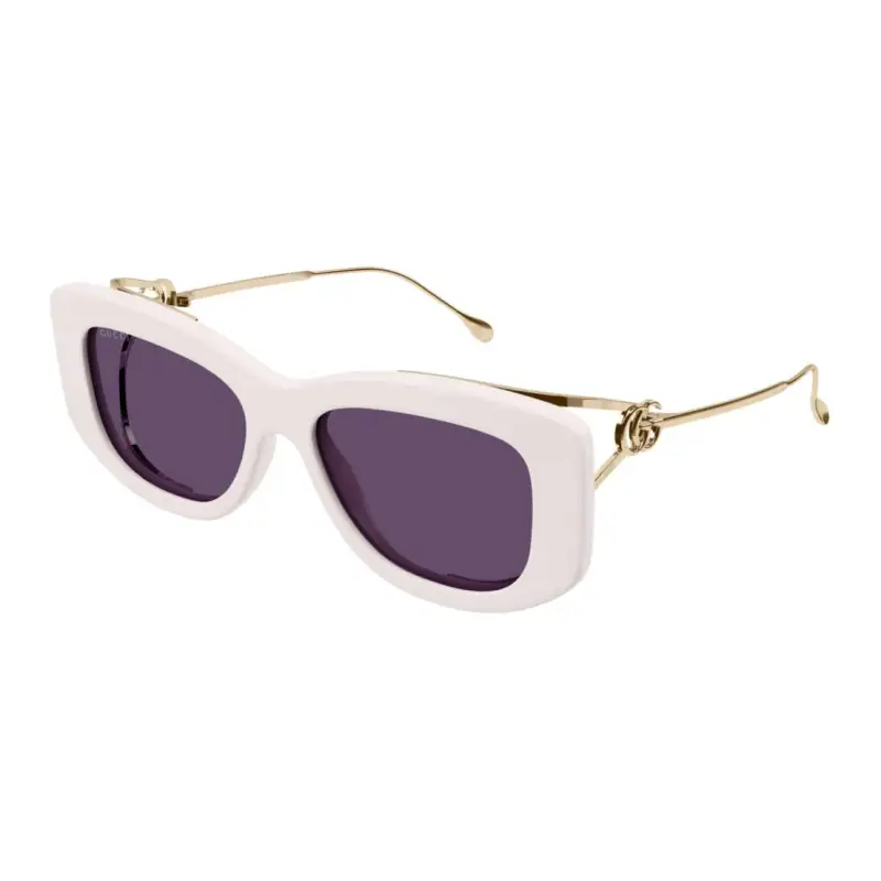 Gucci Specialized Fit Rectangular Frame Sunglasses