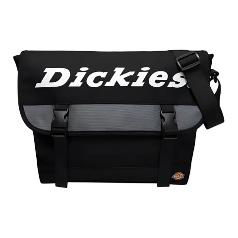 Dickies Polyester Messenger Bag, Crossbody Bag, Shoulder Bag Unisex Black