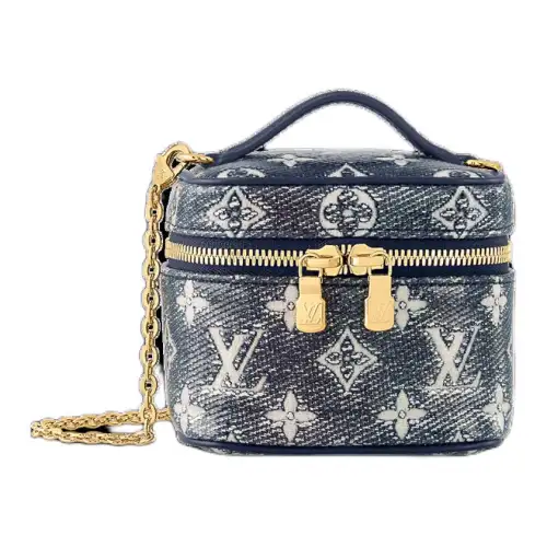 LOUIS VUITTON Micro Vanity Blue