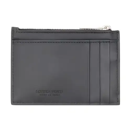 Bottega Veneta Leather Card Holder Card Holder Men's Black