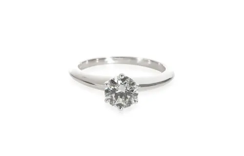 TIFFANY & CO. Tiffany, design carved polishing cloth, platinum ring, with your logo imprint