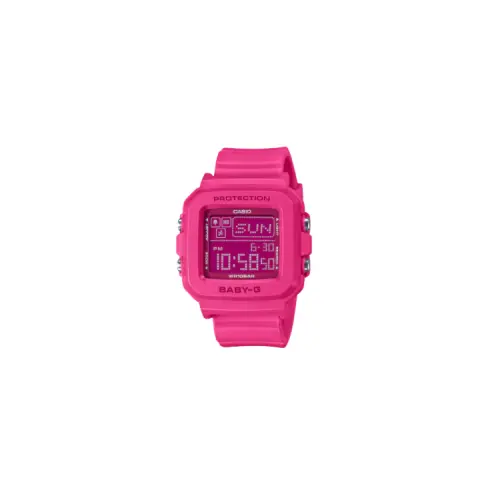 CASIO BABY G Quartz Movement Resin Strap Watch Unisex Pink Watch Dial