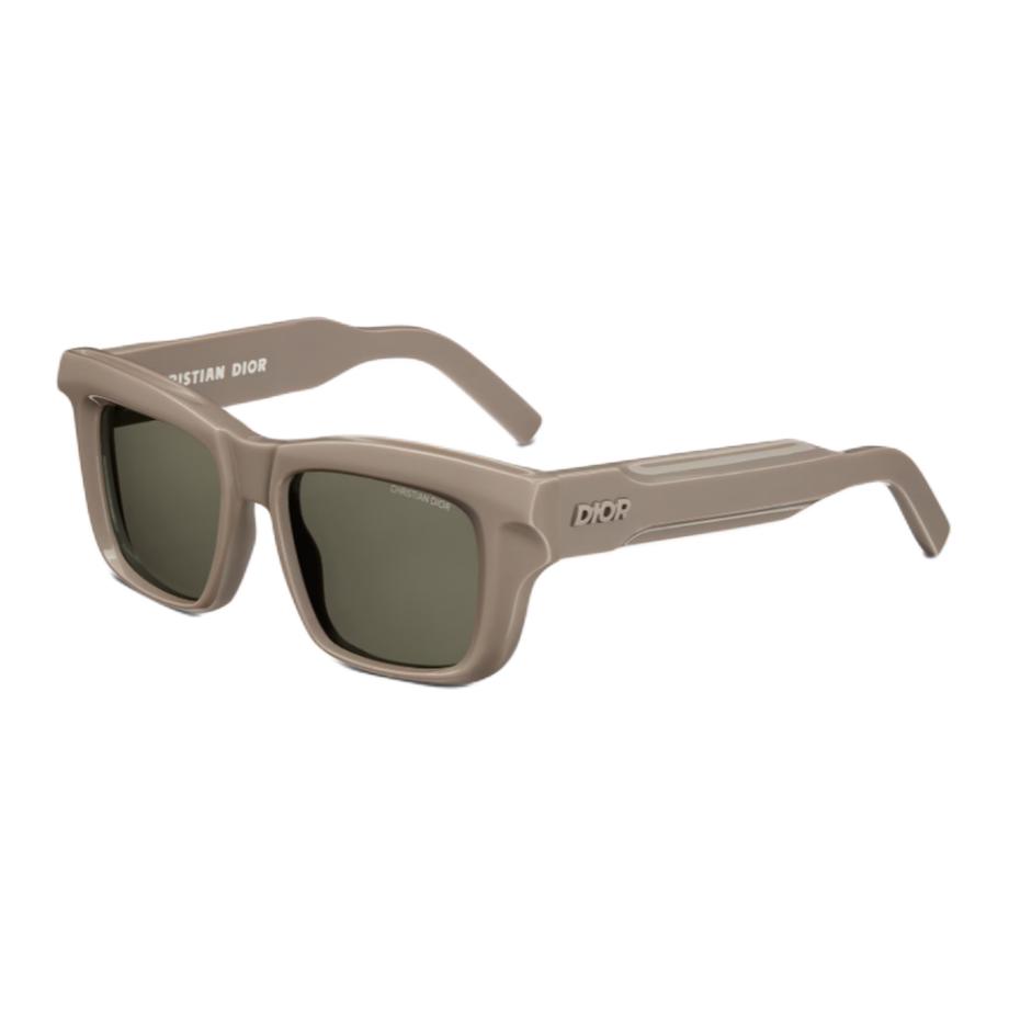 DIOR Acetate Rectangular Sunglasses Men's Beige