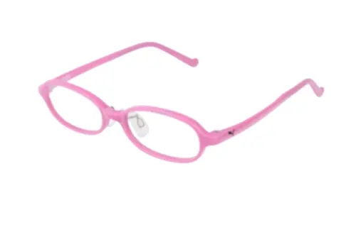 PUMA Oval Eyeglass Frames Men's Pink