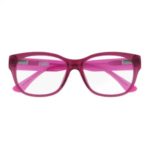 PUMA Butterfly Eyeglass Frames Men's Purple