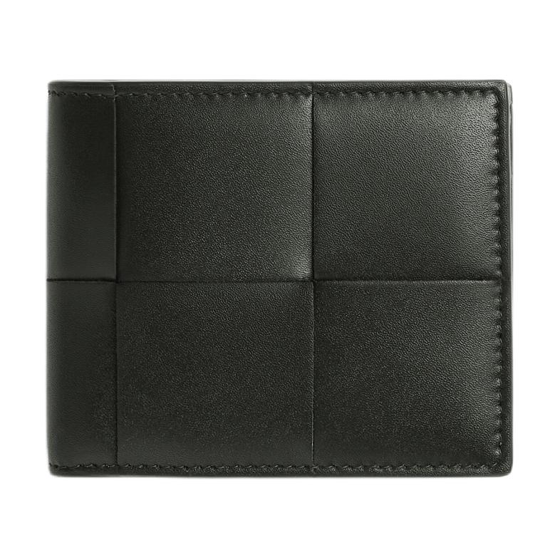 Bottega Veneta Calfskin Wallet Men's Jasper & Agate Gray