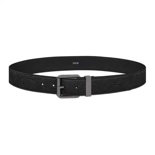 DIOR Homme Logo Engraved Belt