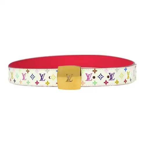 LOUIS VUITTON X Takashi Murakami 2005 Monogram Belt