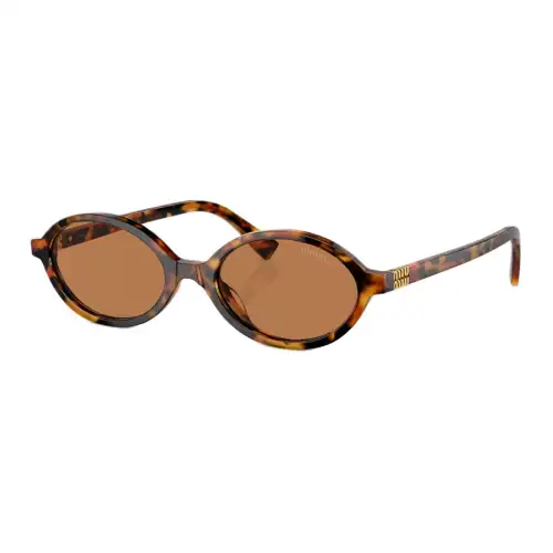Miu Miu Oval Frame Full Rim Sunglasses