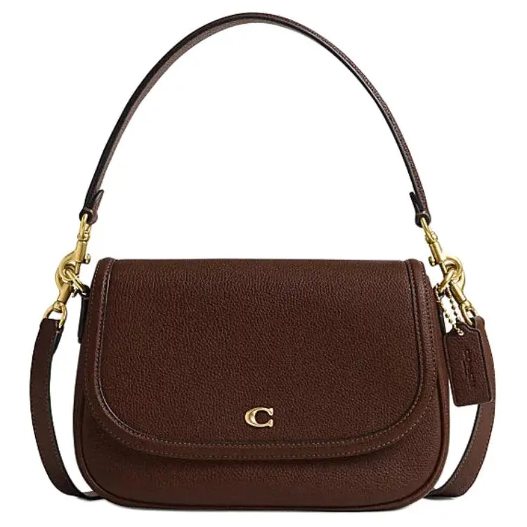 COACH Legacy Cow Leather Portable Crossbody Bag, Shoulder Bag Medium Women's Maple Leaf