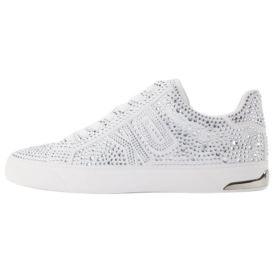 DKNY Круглая голова со шнурками Низкая банда панель обувь женский белый