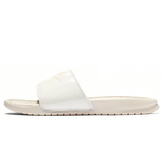 Nike Benassi Jdi Print Fashion Pink White Slippers 'White Pink' Women's