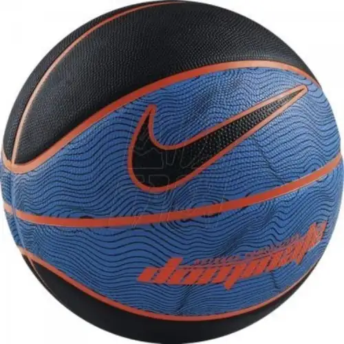 Nike Rubber basketball, beat-resistant, high quality, suitable for multi-court, black and blue, No. 7 training for men and women