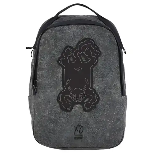 PUMA XO Collaboration Polyester Backpack Regular Men's Black Acid Wash