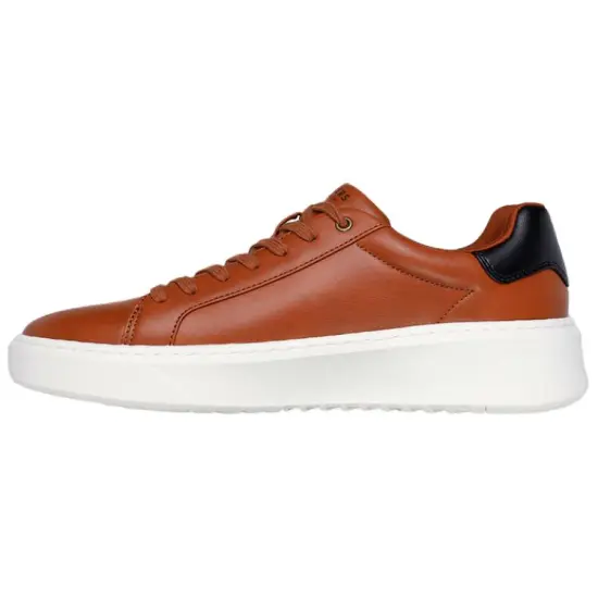 Skechers Street Series Skateboard Shoes Men Low-Top Brown White