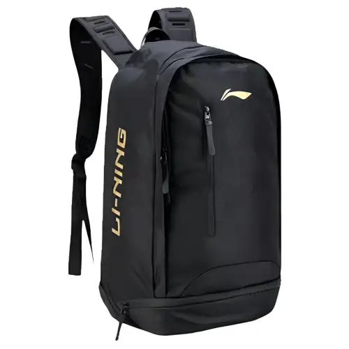 Li Ning Polyester Backpack Unisex Black
